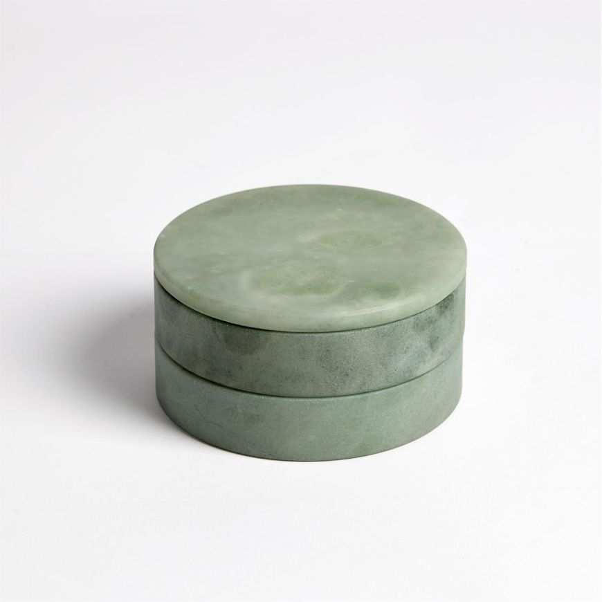 Picture of ALABASTER SWIVEL BOX-GREEN