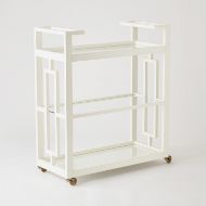 Picture of GRID BLOCK BAR CART-WHITE