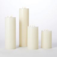 Picture of 3 WICK PILLAR CANDLE-UNSCENTED-5"