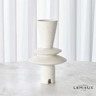 Picture of ADELYN GEOMETRIC VASE-WHITE
