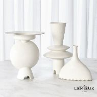 Picture of ADELYN GEOMETRIC VASE-WHITE