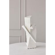 Picture of ANGULAR OUTCROP SCULPTURE-WHITE