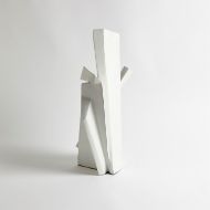 Picture of ANGULAR OUTCROP SCULPTURE-WHITE