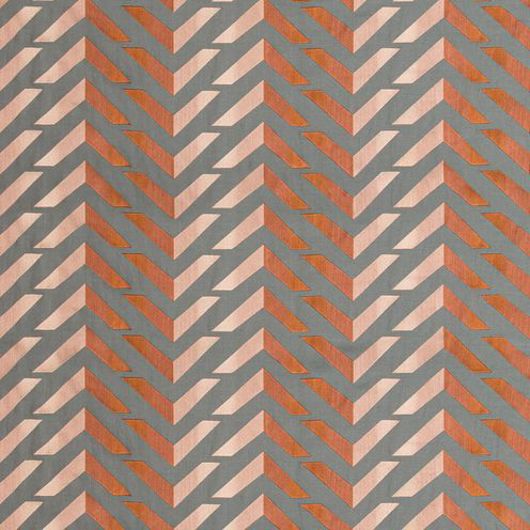 Picture of Les Vagues Emb - Pink/Rust