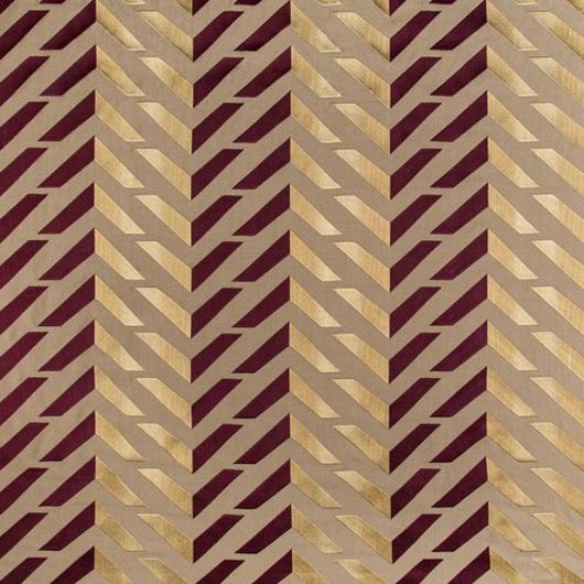 Picture of Les Vagues Emb - Plum/Gold
