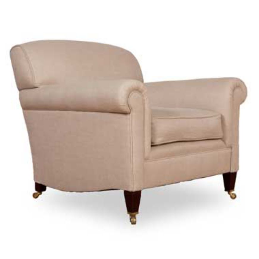 Picture of MEDIUM FULL SCROLL ARM CHAIR