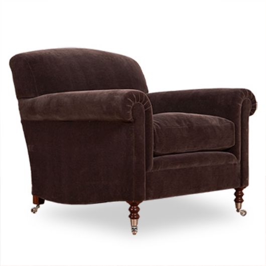 Picture of MEDIUM FULL SCROLL ARM CHAIR