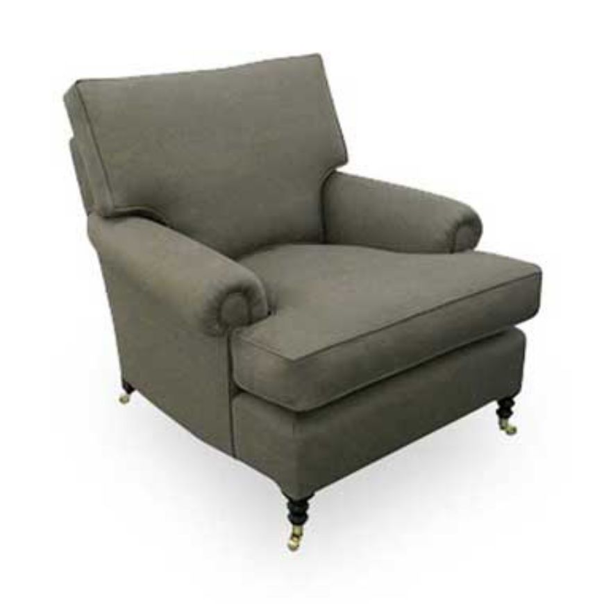 Picture of LARGE SHORT SCROLL ARM LOOSE CBK CHAIR