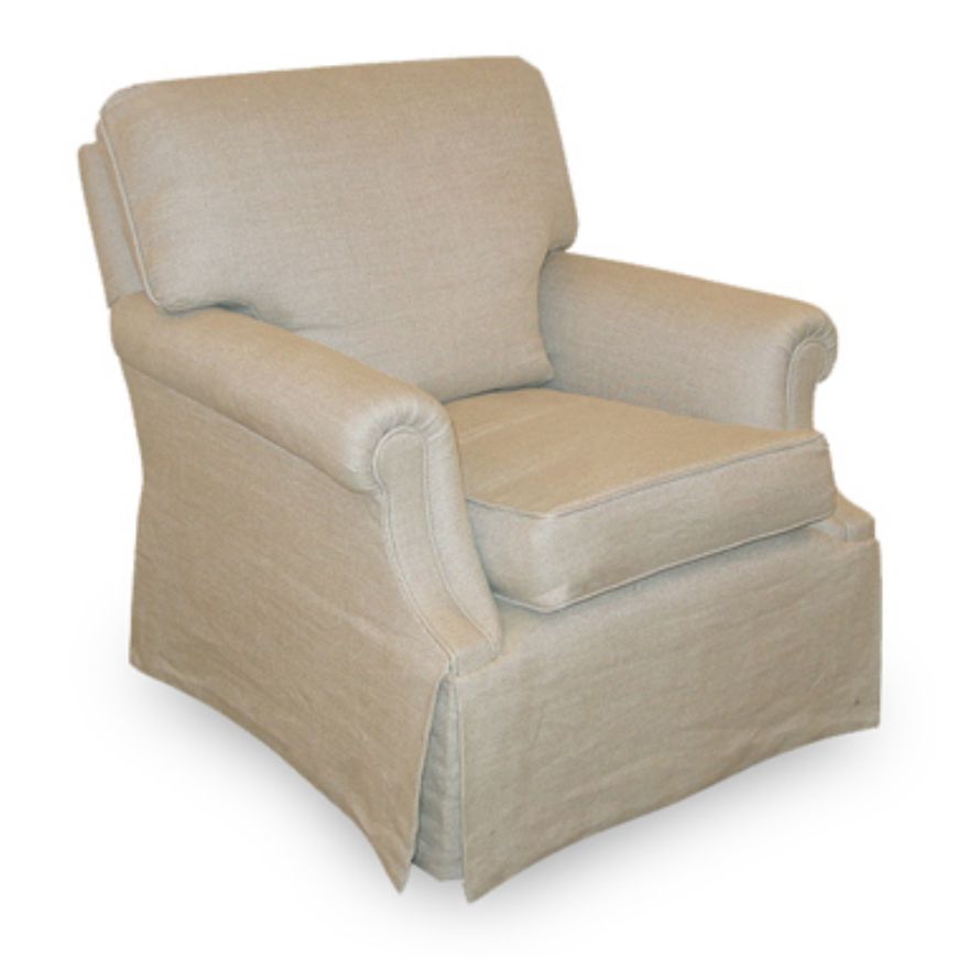 Picture of SMALL LAID BK SA LOOSE CBK CHAIR + SKIRT (V)