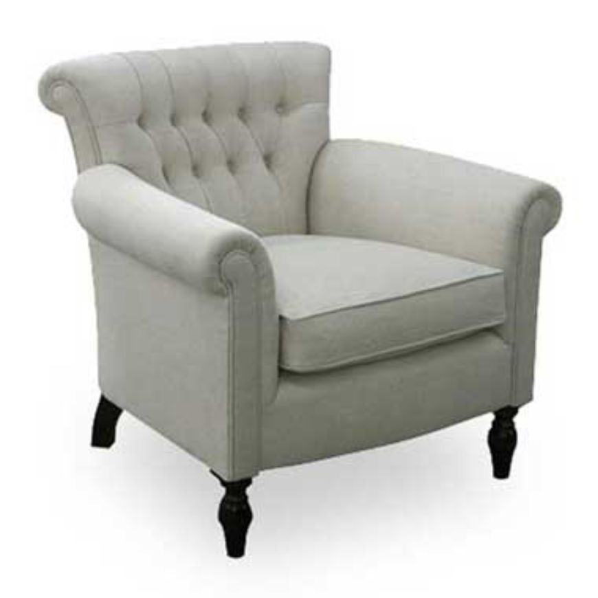 Picture of SCALED UP BUTTONED LIBRARY CHAIR
