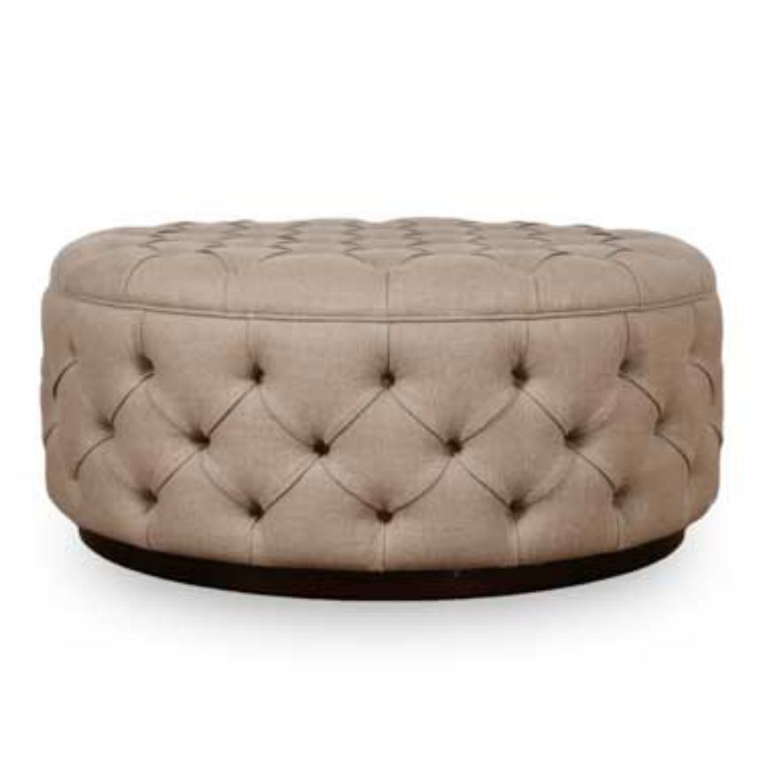 Picture of SOHO BUTTONED DRUM - COFFEE TABLE