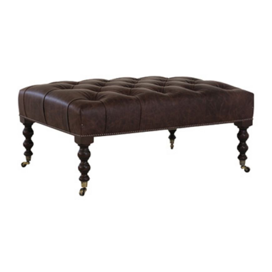 Picture of SIGNATURE STOOL WITH CASTORS - BUTTONED
