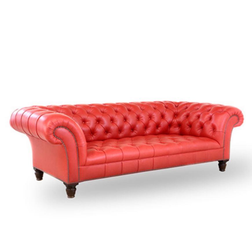 Picture of 7' 6" EARLY VICTORIAN CHESTERFIELD SOFA