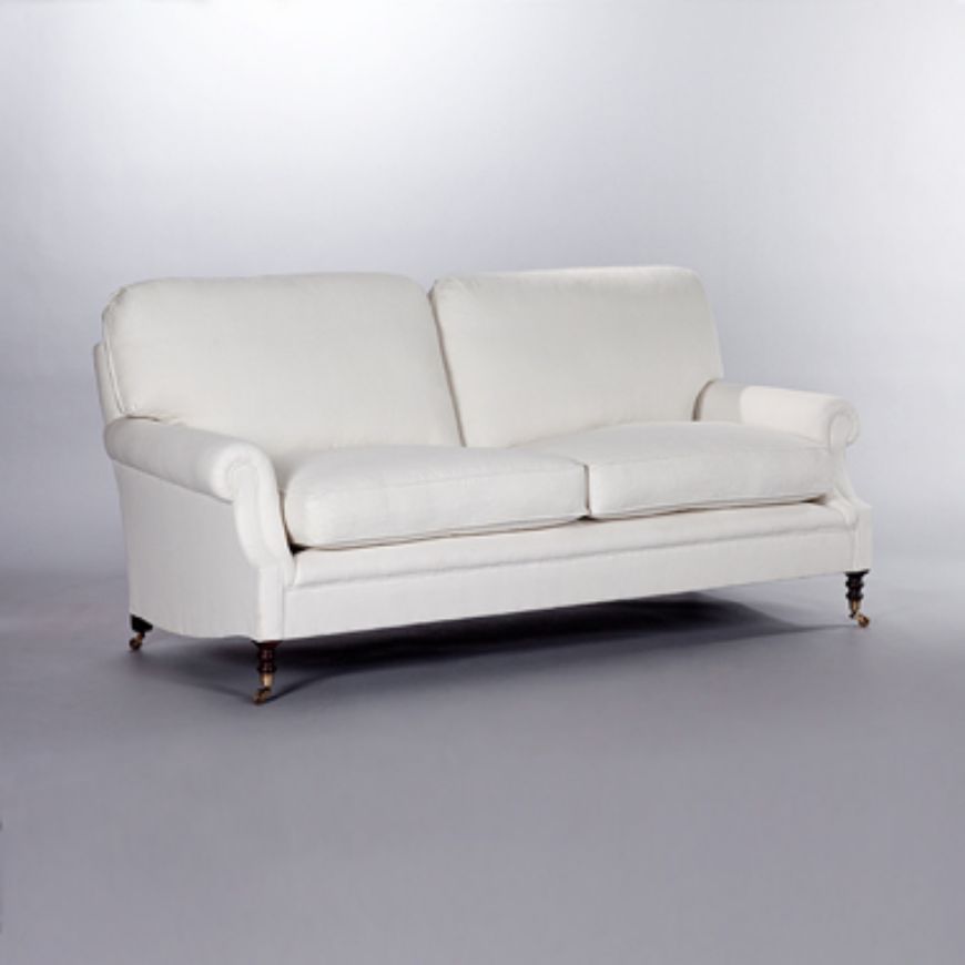 Picture of Laid Back Scroll Arm Signature Sofa with loose back cushions