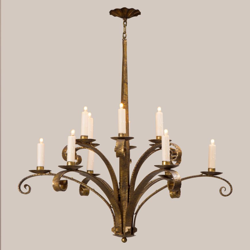 Picture of TWO-TIER IRIS CHANDELIER