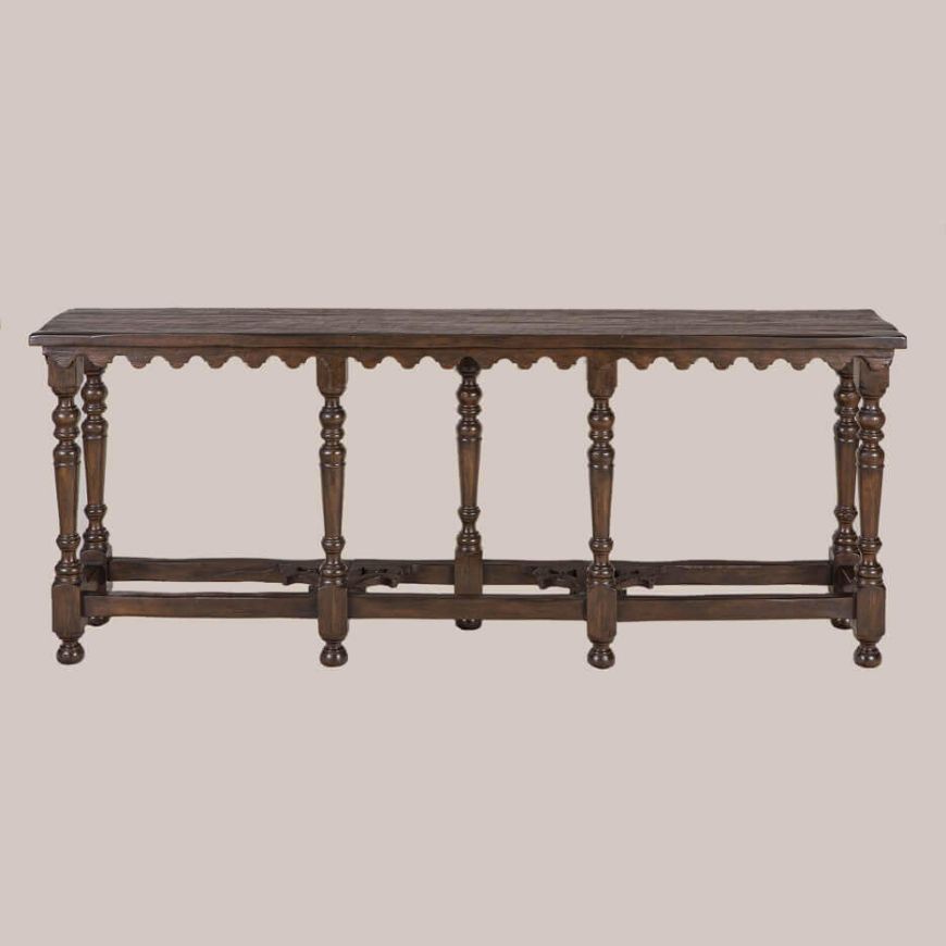 Picture of WALNUT SOFA BACK TABLE