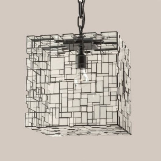 Picture of 4172 LARGE SQUARE ODETTE PENDANT
