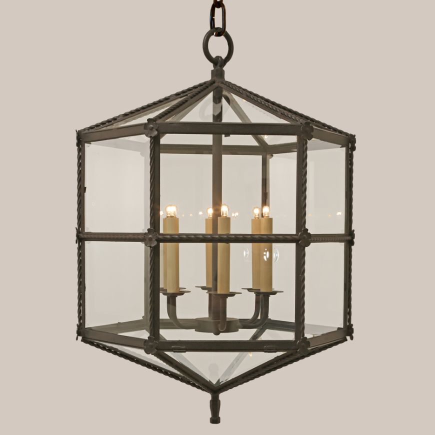 Picture of HEXAGONAL HANGING LANTERN