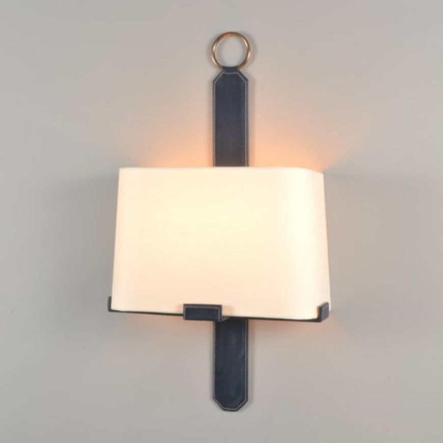 Picture of JACQUES LEATHER WALL SCONCE