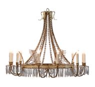 Picture of SCALLOPED TOLE CHANDELIER - SIZE I