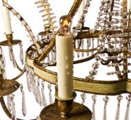 Picture of SCALLOPED TOLE CHANDELIER - SIZE I
