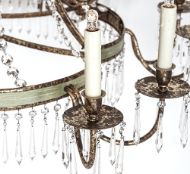 Picture of SCALLOPED TOLE CHANDELIER - SIZE III