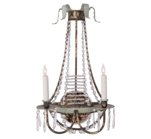 Picture of SCALLOPED TOLE SCONCE