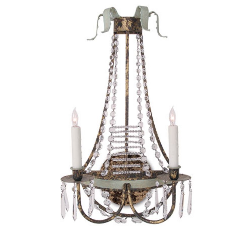 Picture of SCALLOPED TOLE SCONCE