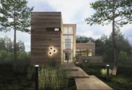 Picture of PASDEDEUX - DESIGN EXTERIOR WALL LAMP