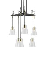 Picture of VAIL 6 LIGHT  CLEAR CHANDELIER