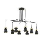 Picture of ZOEY   BRUSHED BRASS CHANDELIER