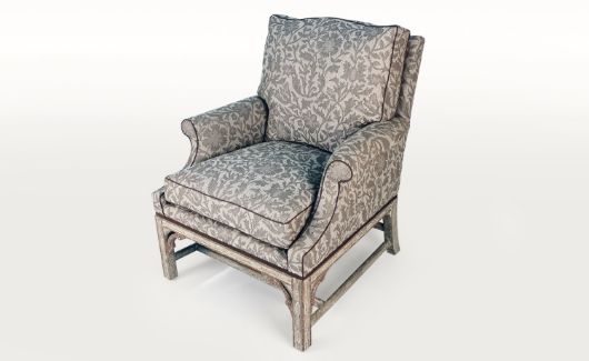 Picture of CHINESE CHIPPENDALE LOUNGE CHAIR