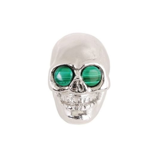 Picture of CHARLIE SKULL KNOB MALACHITE