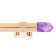 Picture of FREYA METAL & CRYSTAL PULL AMETHYST