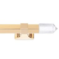 Picture of FREYA METAL & CRYSTAL PULL CLEAR QUARTZ