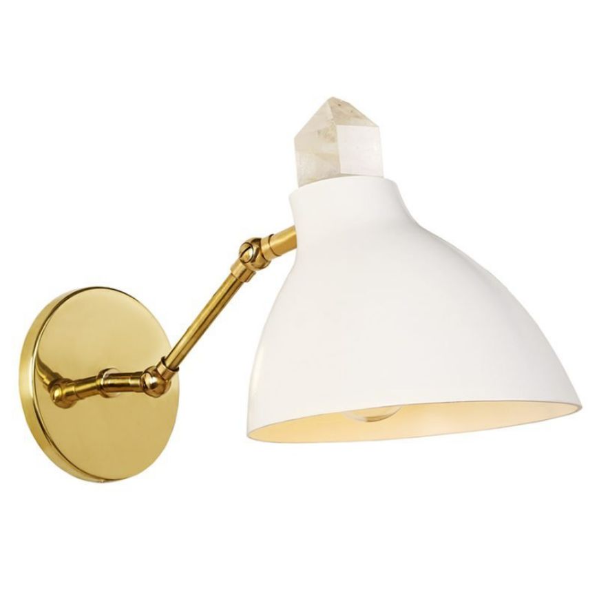 Picture of MAX SHORT SCONCE – CLEAR QUARTZ
