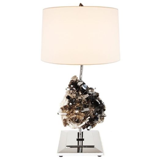 Picture of DRAPER TABLE LAMP SMOKEY QUARTZ