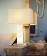 Picture of LANDEN FRANK TABLE LAMP – SELENITE