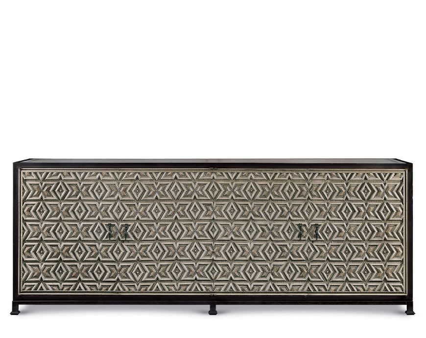 Picture of QUERETANO II BUFFET WITH 4 DOORS PAINTED