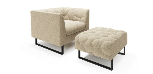 Picture of THE CLUB CHAIR AND OTTOMAN