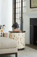 Picture of CRESCENT COMMODE END TABLE