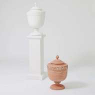 Picture of VILLA GREEK KEY URN-TERRACOTTA