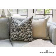 Picture of MOTH PILLOW-CREAM/SHALE