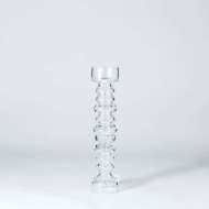 Picture of GLASS RIBBED CANDLEHOLDER/VASE