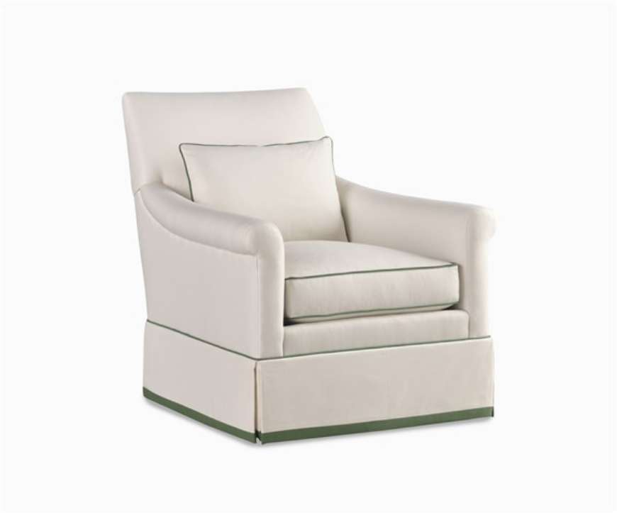 Picture of JASMINE SWIVEL CHAIR WITH TAILORED SKIRT