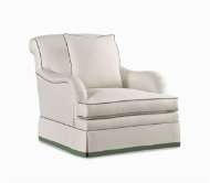 Picture of LILAC SWIVEL CHAIR WITH TAILORED SKIRT