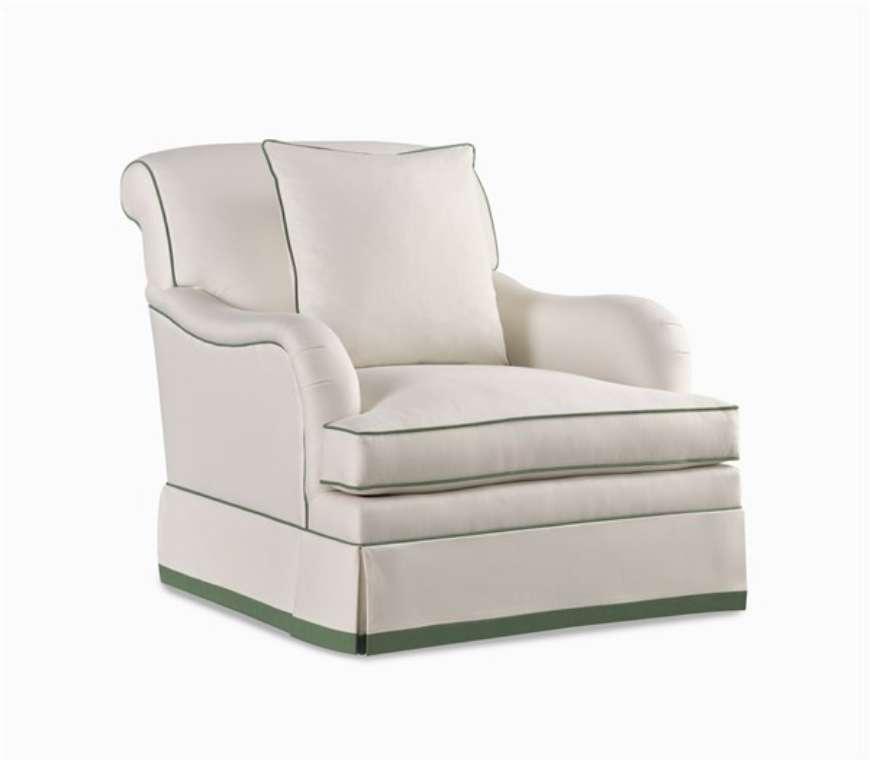 Picture of LILAC SWIVEL CHAIR WITH TAILORED SKIRT