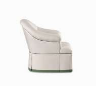 Picture of HYDRANGEA SWIVEL CHAIR WITH TAILORED SKIRT