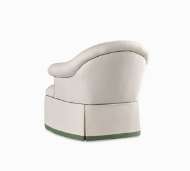 Picture of HYDRANGEA SWIVEL CHAIR WITH TAILORED SKIRT