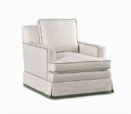 Picture of POPPY SWIVEL CHAIR WITH TAILORED SKIRT